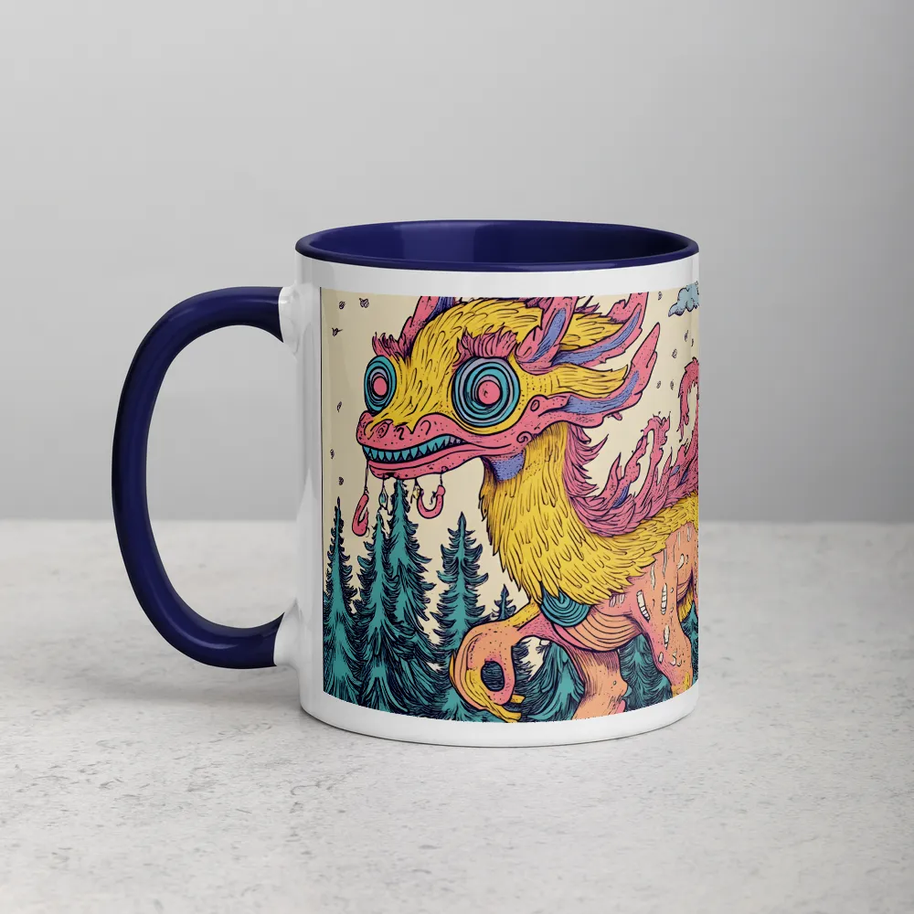 Guardian of the Pine 
 Mug with Red inside