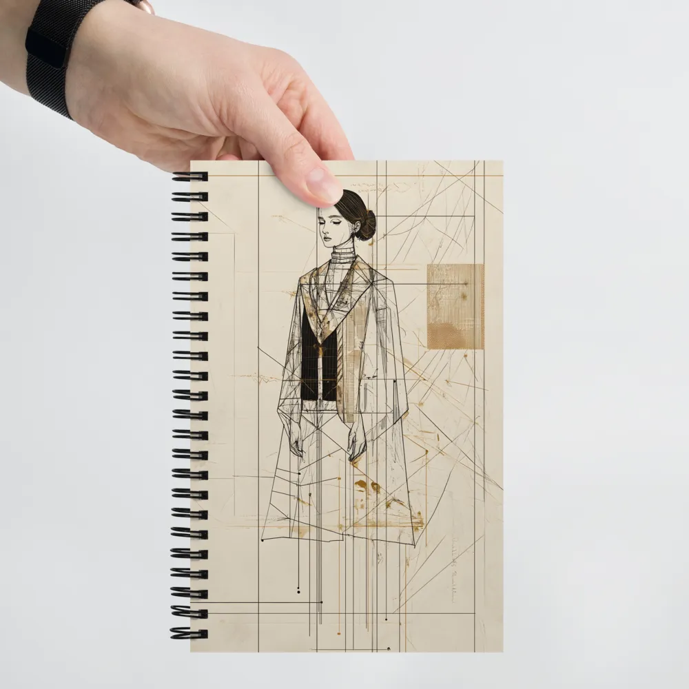 Architectural Fashion Study 
 Spiral Notebook | 140 pages