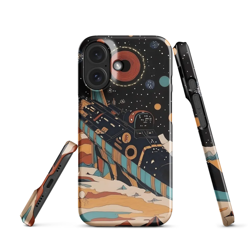 Landing on the Cosmic Shore 
 Samsung Galaxy S25 | Snap Case