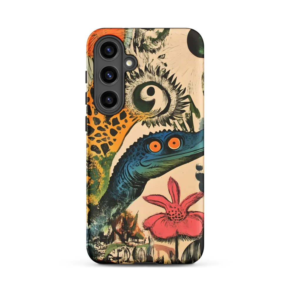 Surreal Dinosaur Screen Print | Phone Case