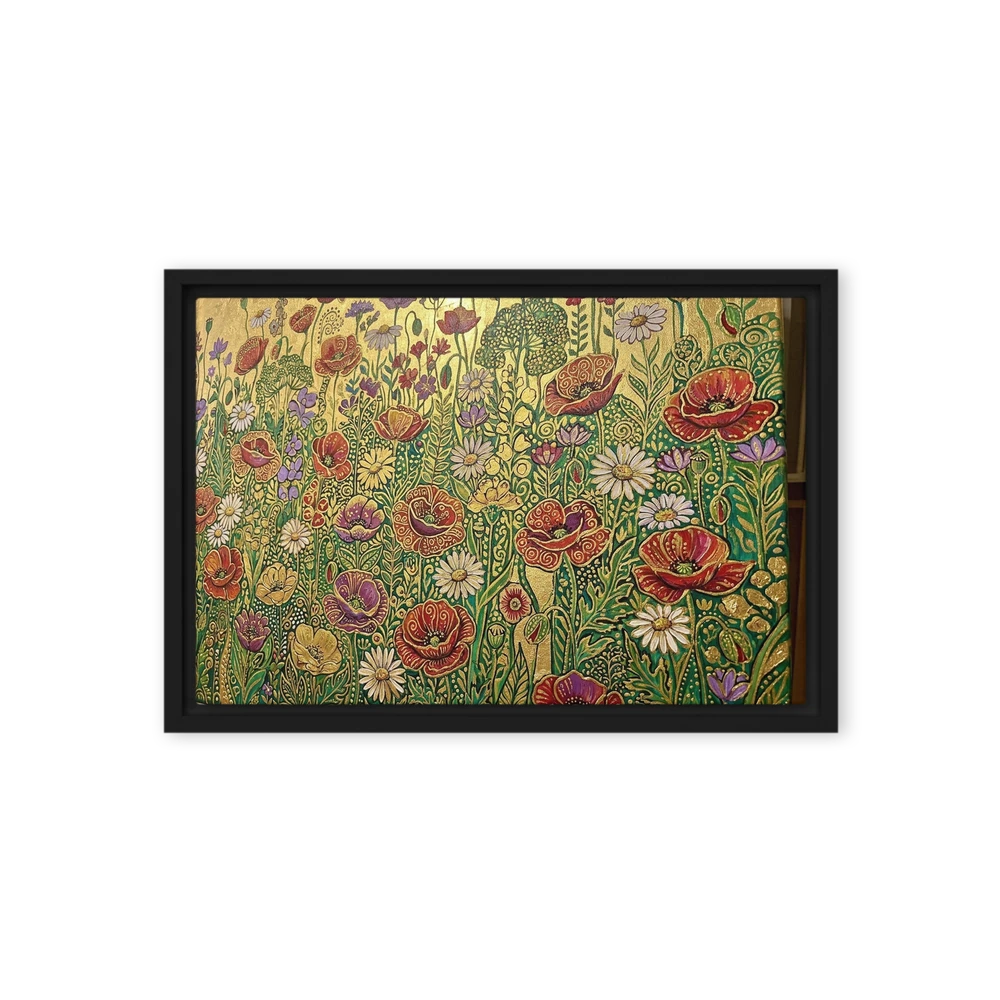 Golden Meadow Bloom | Art Print