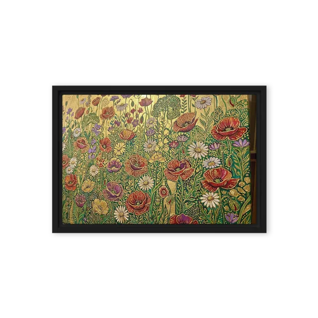 Golden Meadow Bloom | Art Print