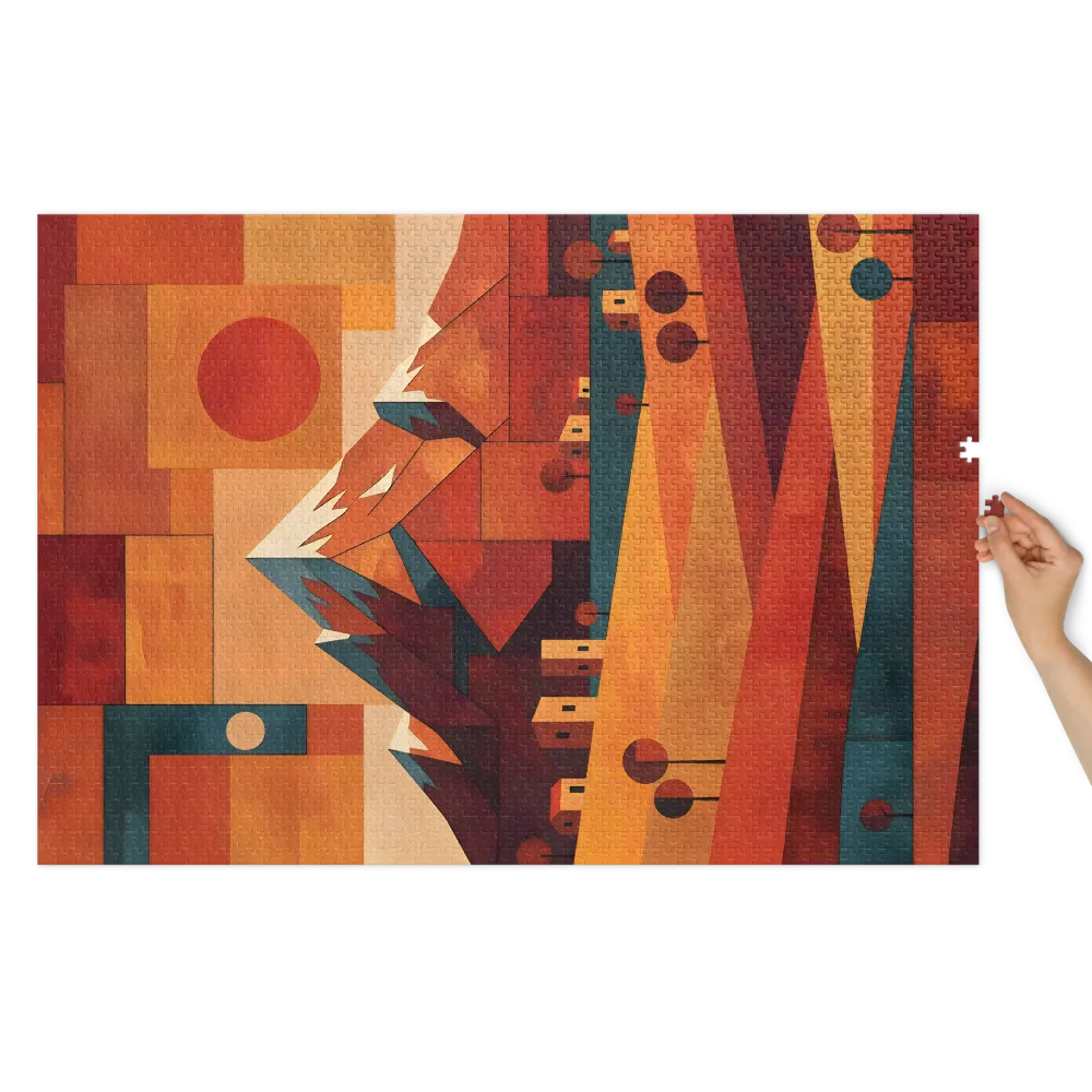 Abstract Mountainscape | Jigsaw Puzzles