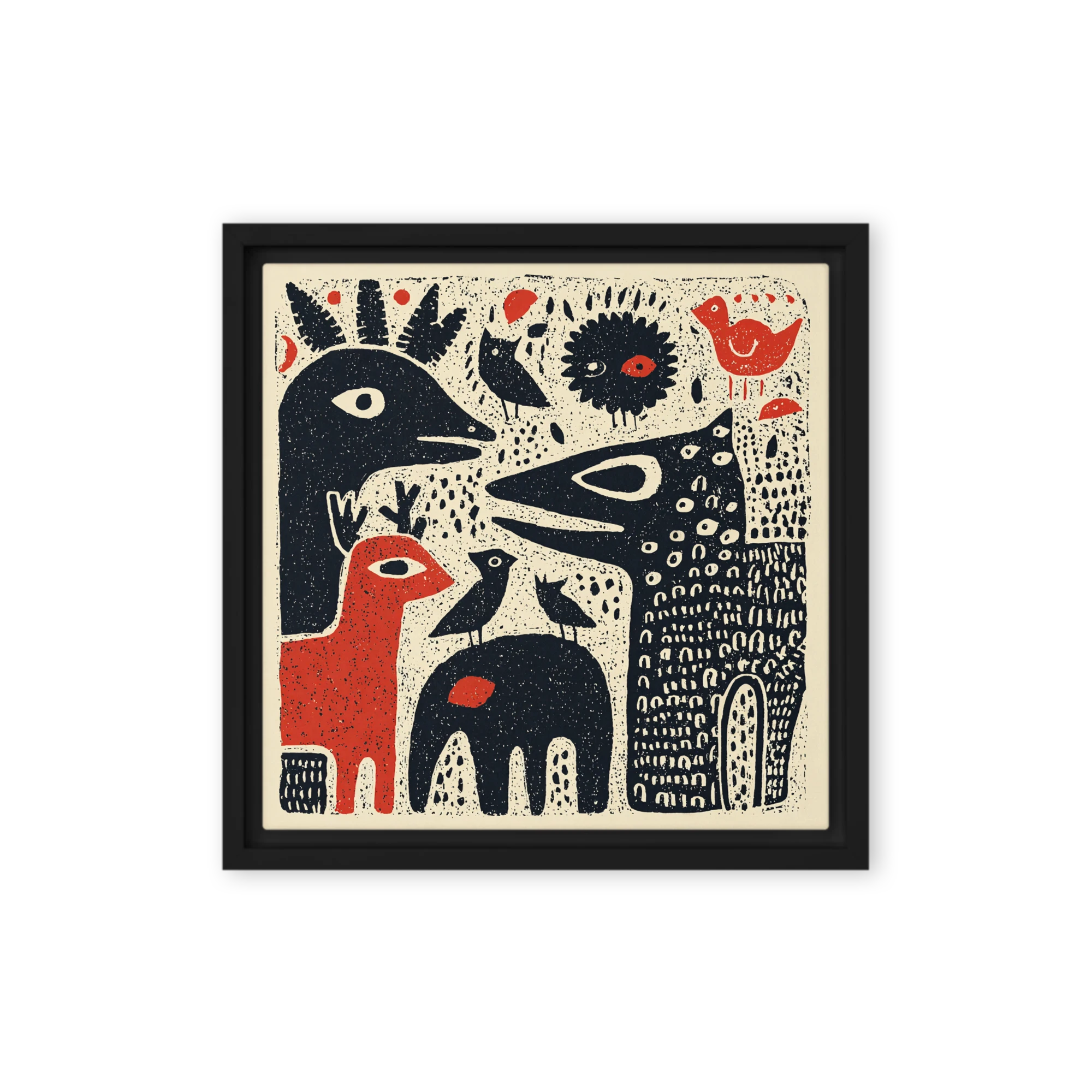 Primitive Forest Creatures | Art Print