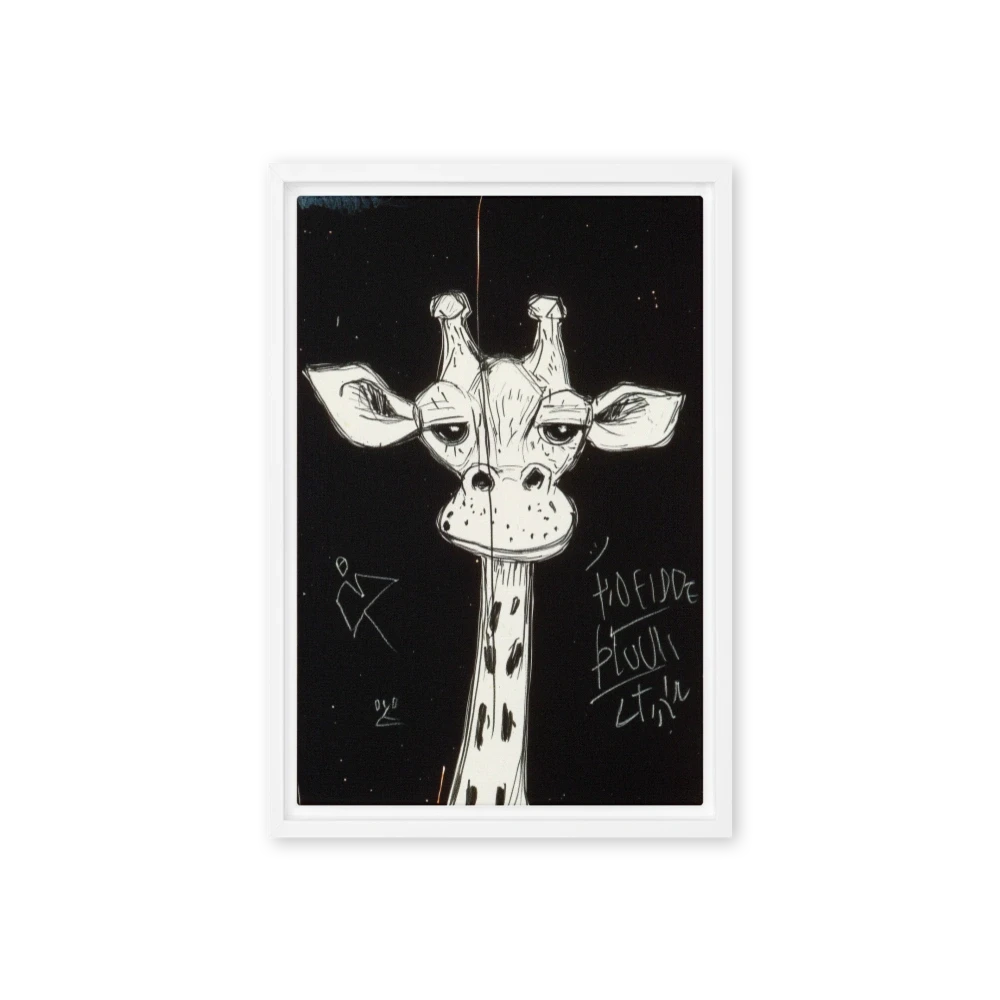Abstract Cartoon Giraffe Drawing