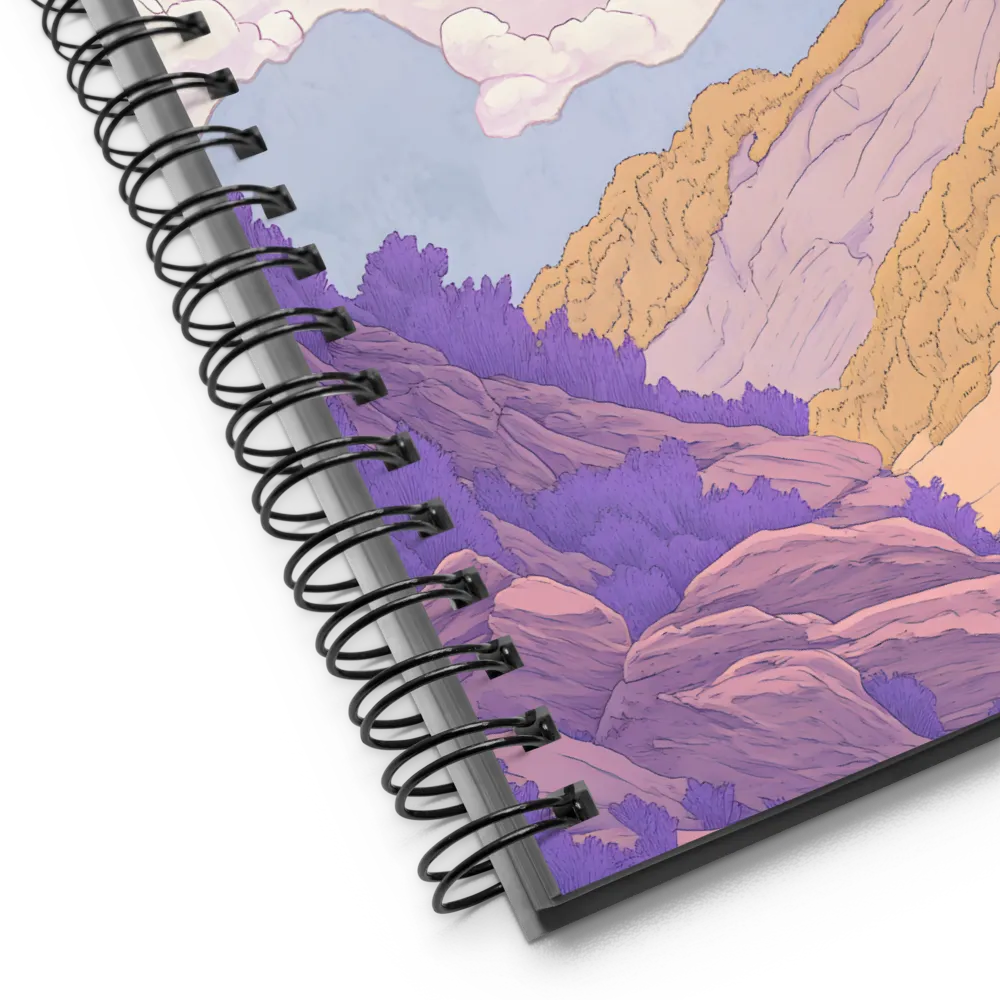 Lilac Mountain Dream 
 Spiral Notebook | 140 pages