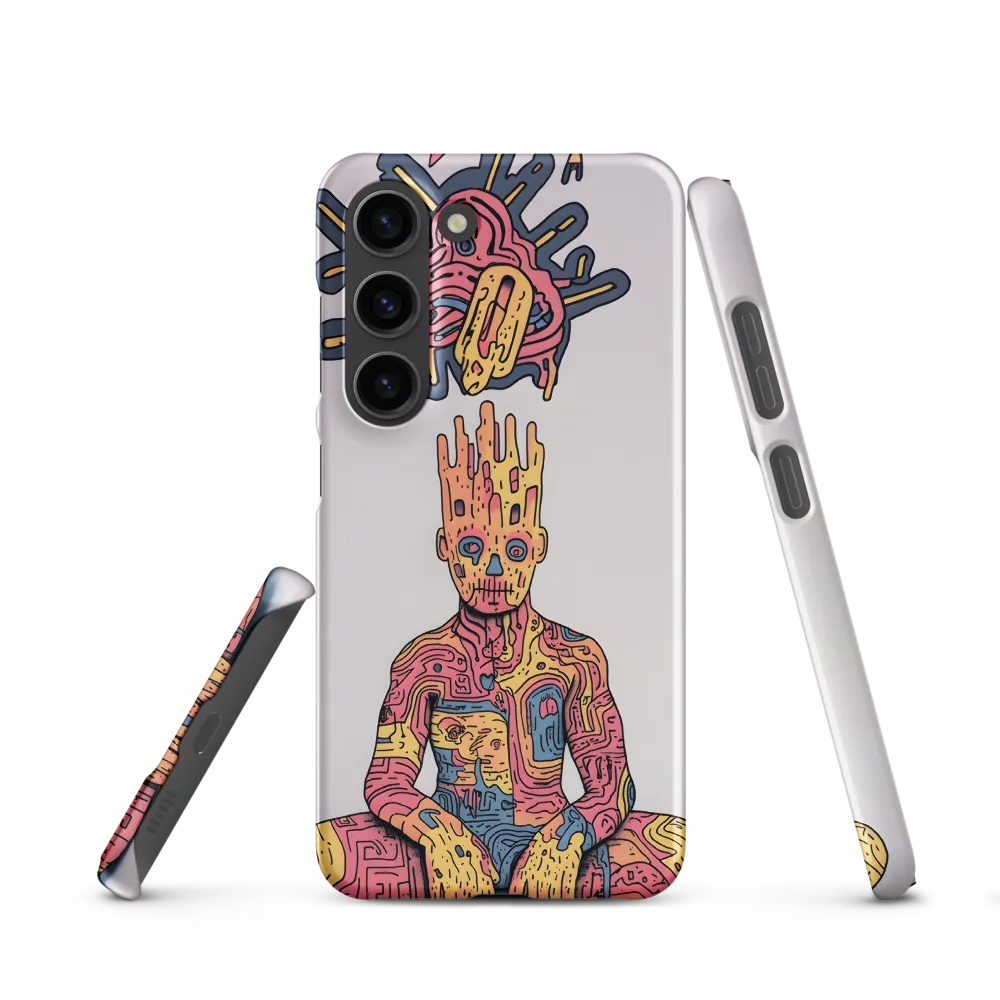 Colorful Surreal Human Figure | Phone Case