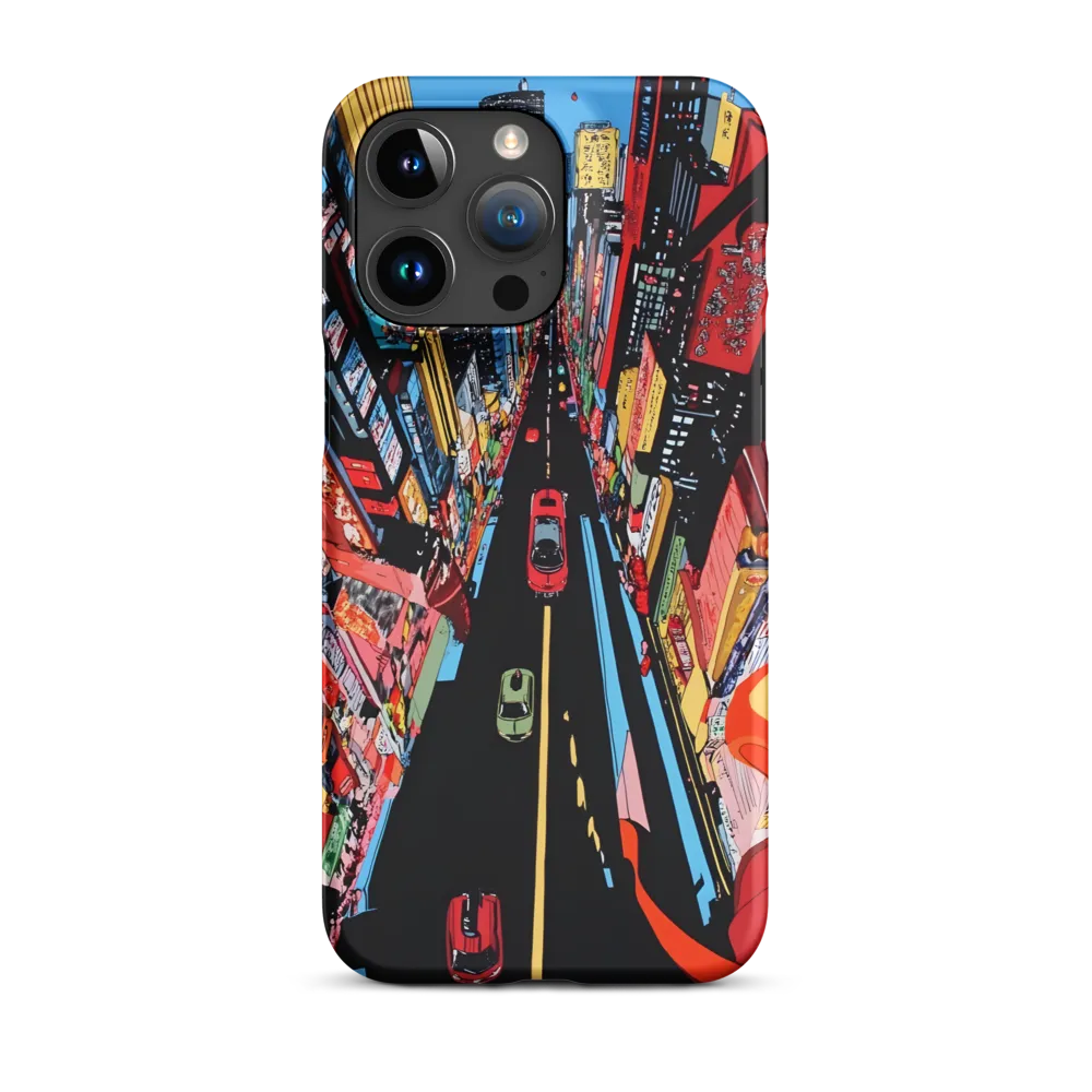 Vibrant Cityscape Illustration | Phone Case
