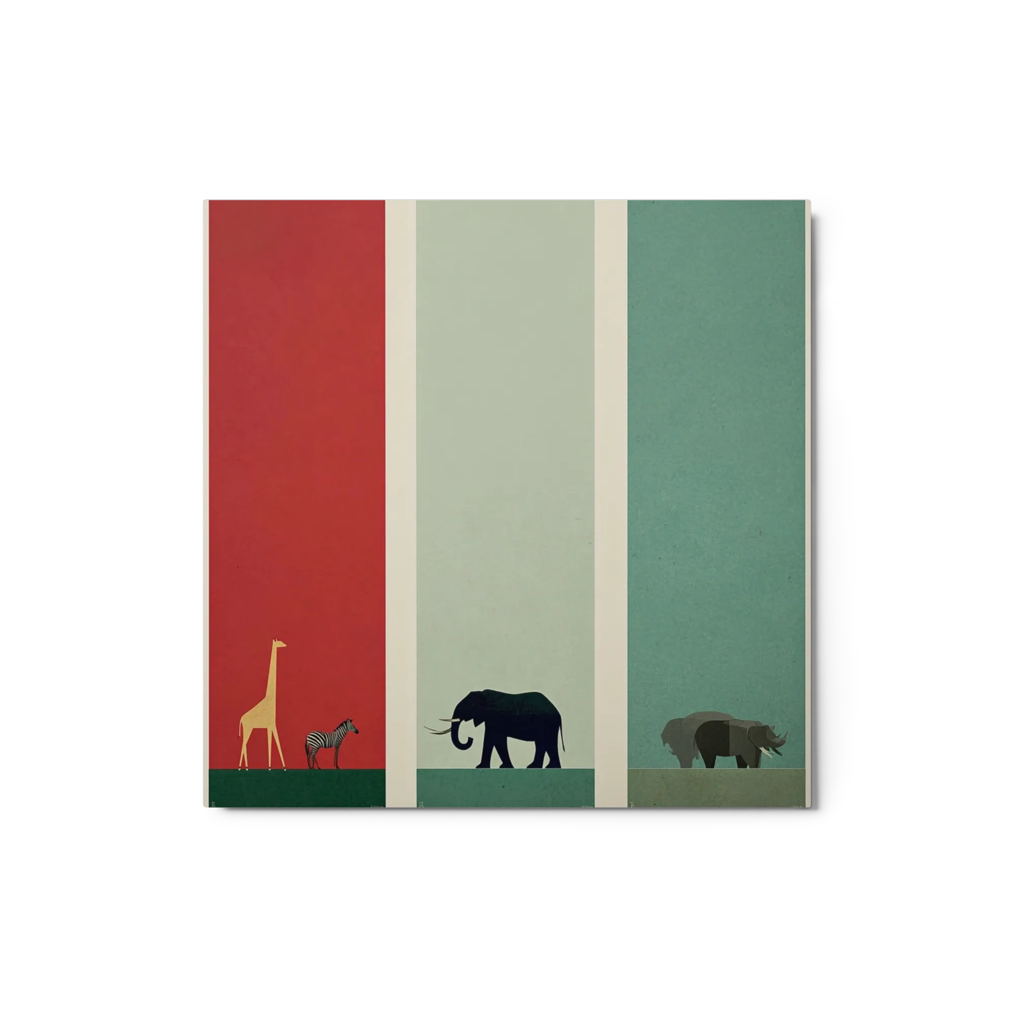 Savannen-Silhouetten