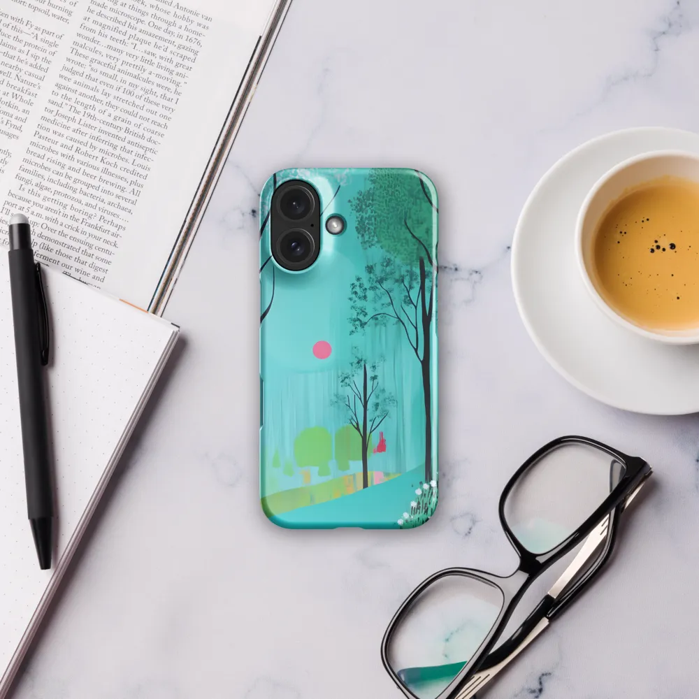 Teal Forest Serenade 
 iPhone 16 | Snap Case