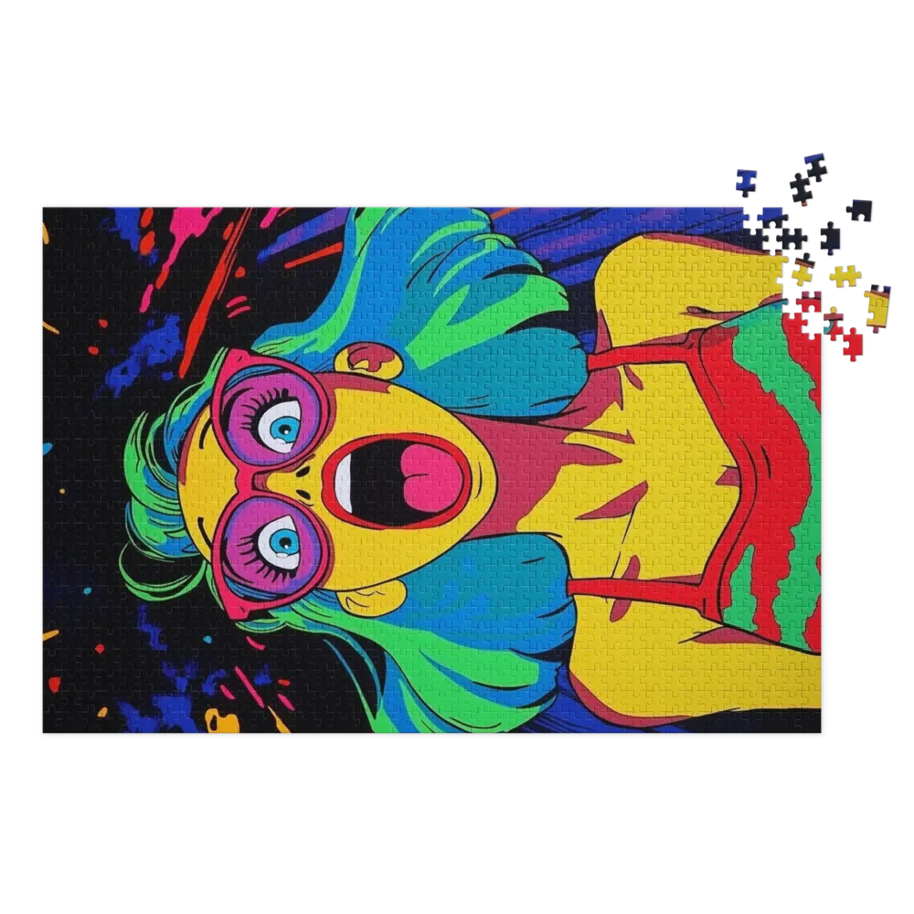 Vibrant Pop Art Woman