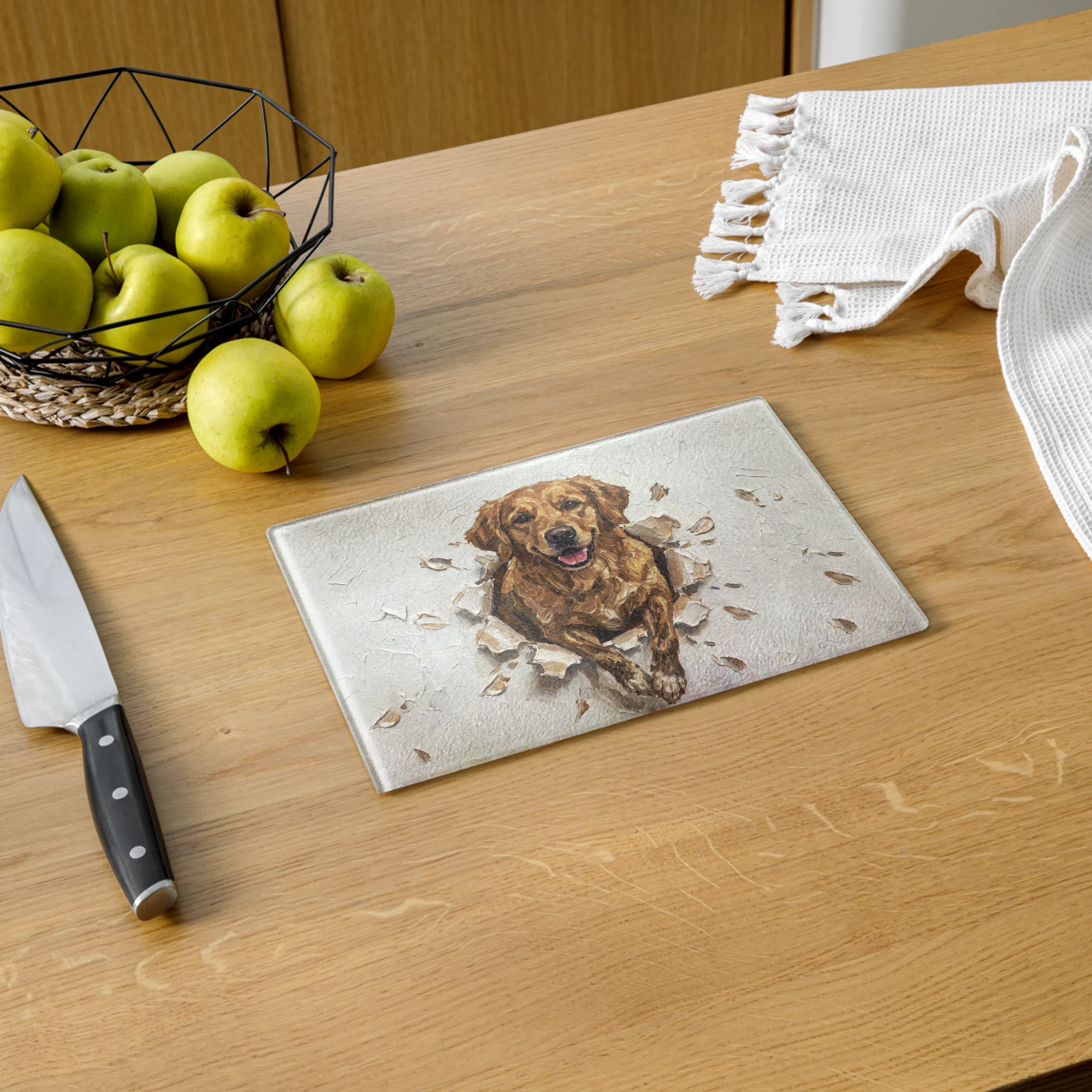 Pet Portrait Cutting Board — Impasto