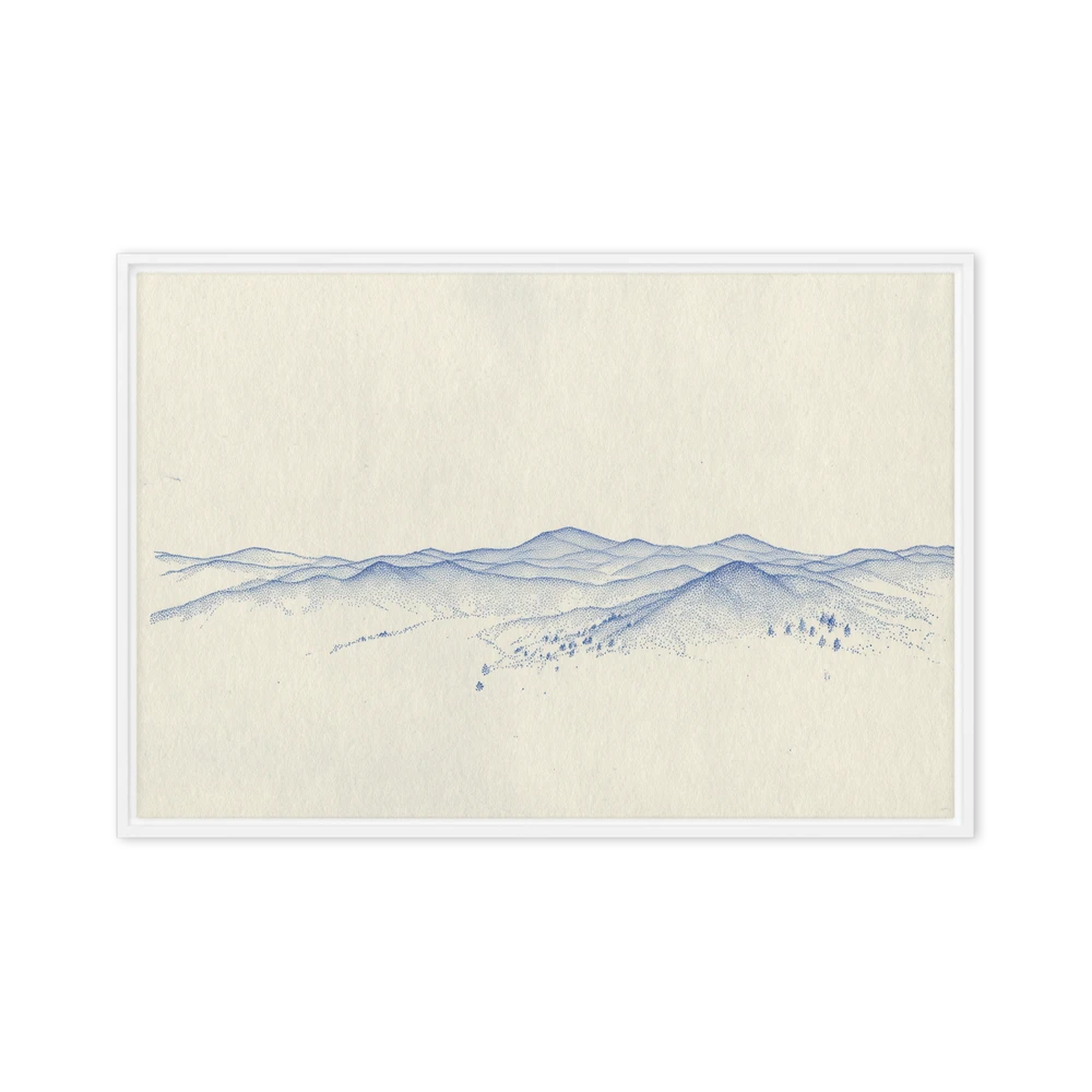 Indigo Ridges | Art Print