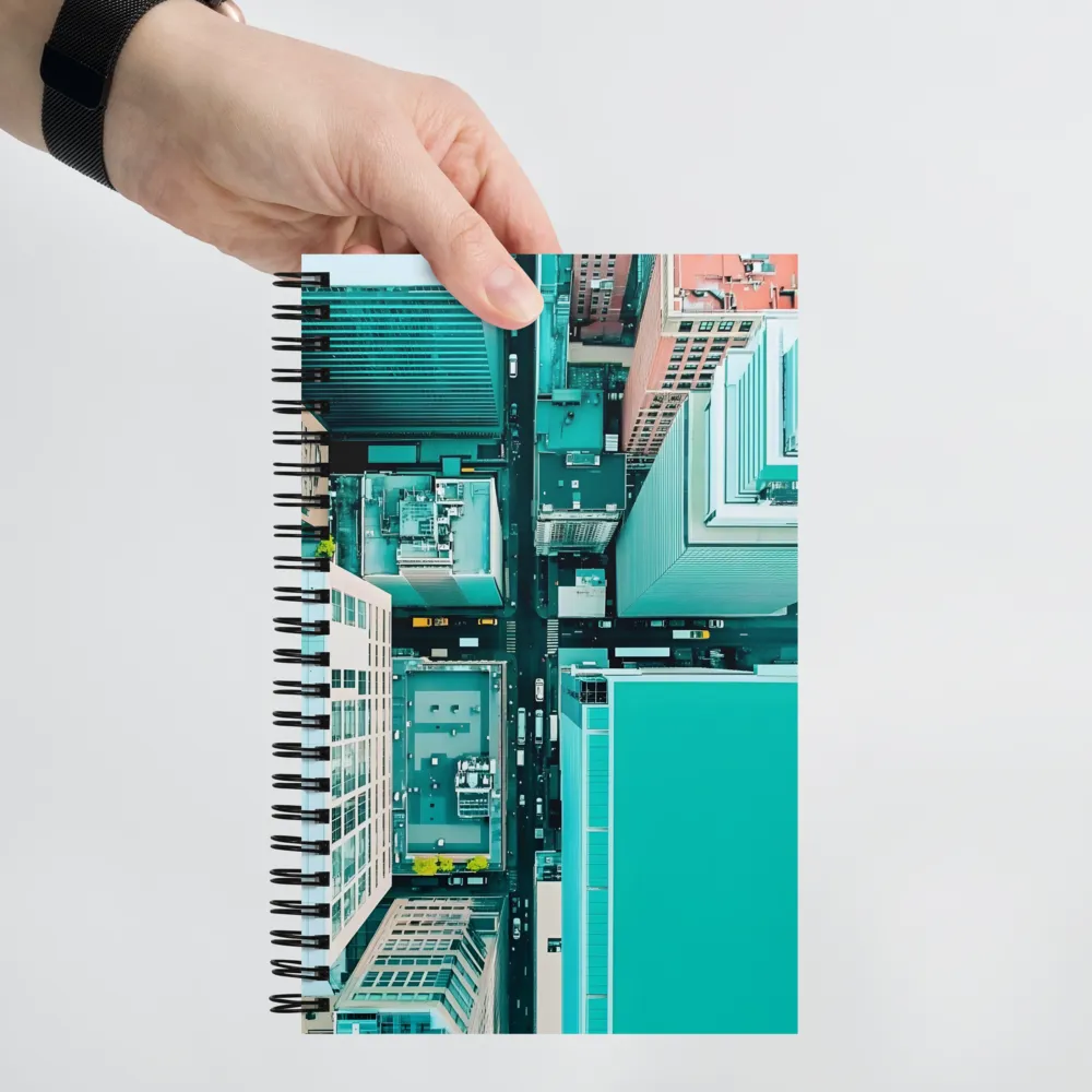 Urban Teal Horizon 
 Spiral Notebook | 140 pages