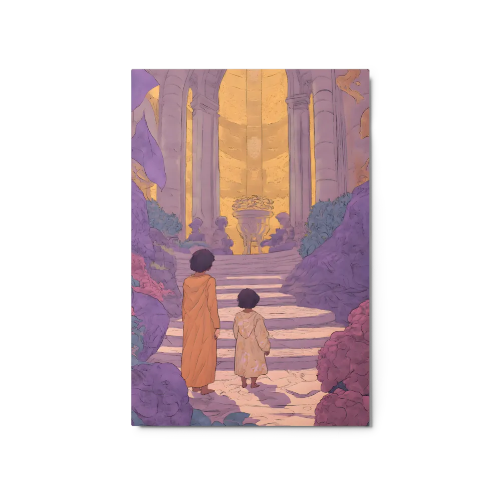 Ascent to the Golden Temple 
 Canvas | 12″x 18″