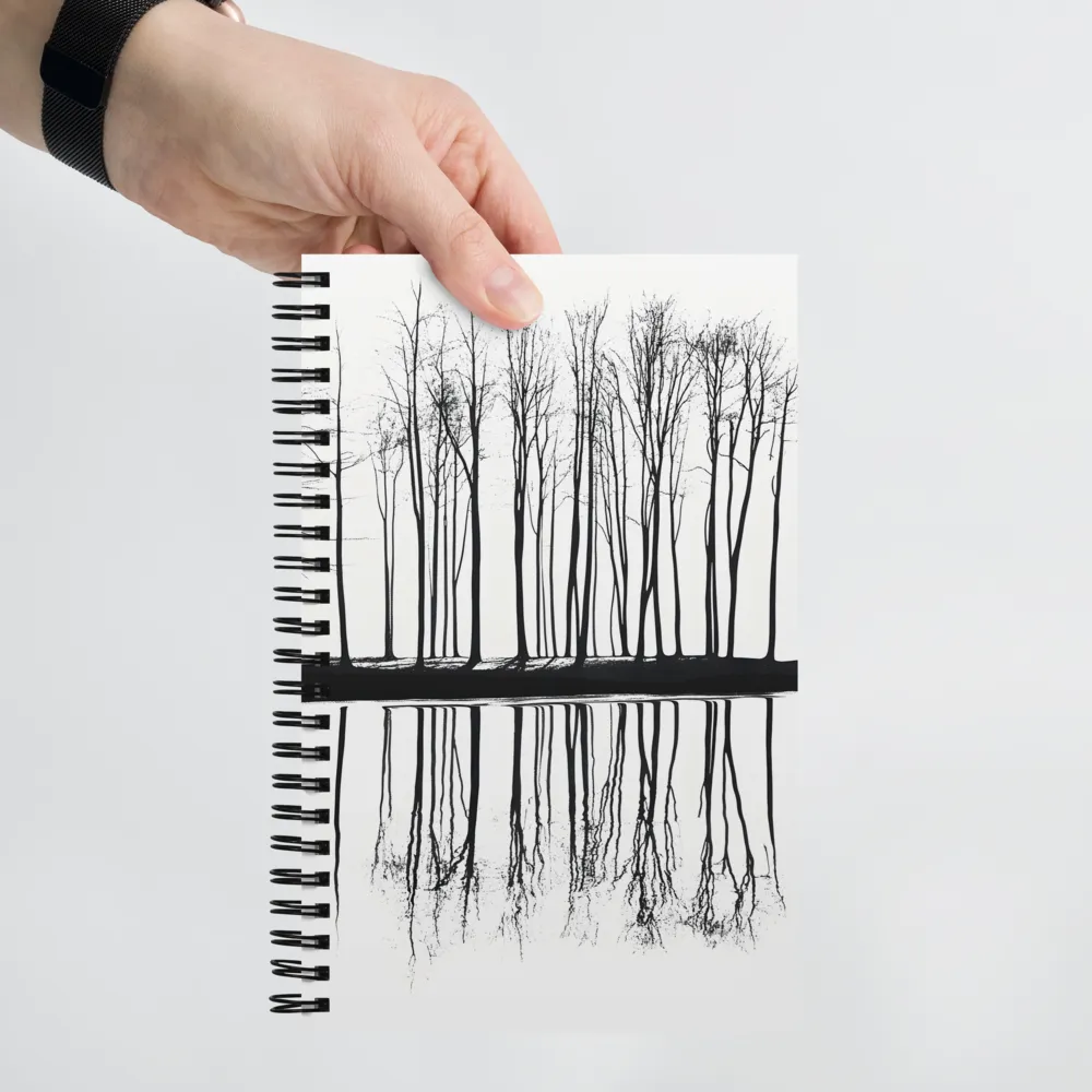 Minimalist Tree Reflection 
 Spiral Notebook | 140 pages