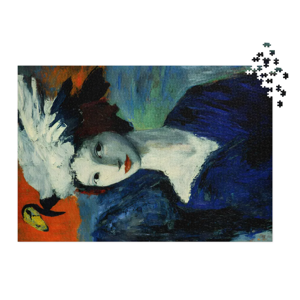 Woman with Bird Headdress | Jigsaw Puzzles