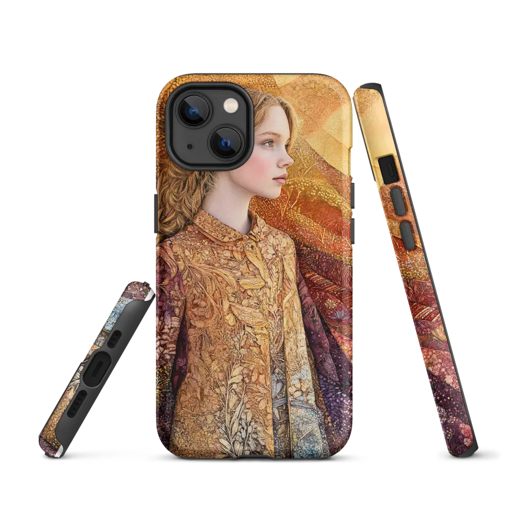 Golden Autumn Profile | Phone Case