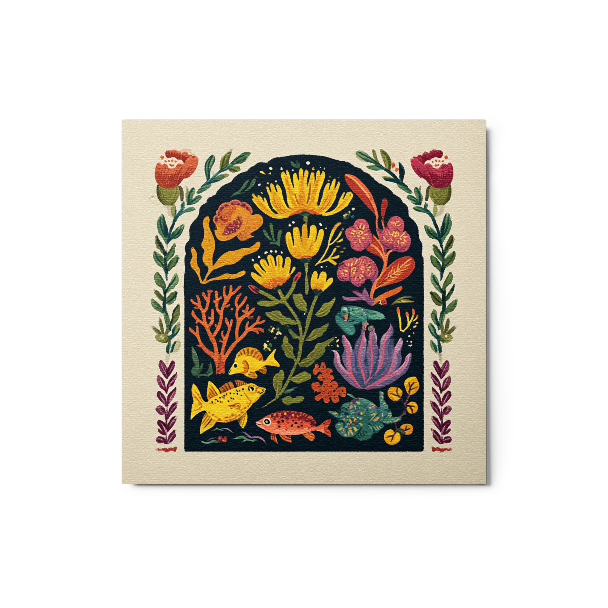Enchanted Aquatic Garden 
 Canvas | 20″x 24″