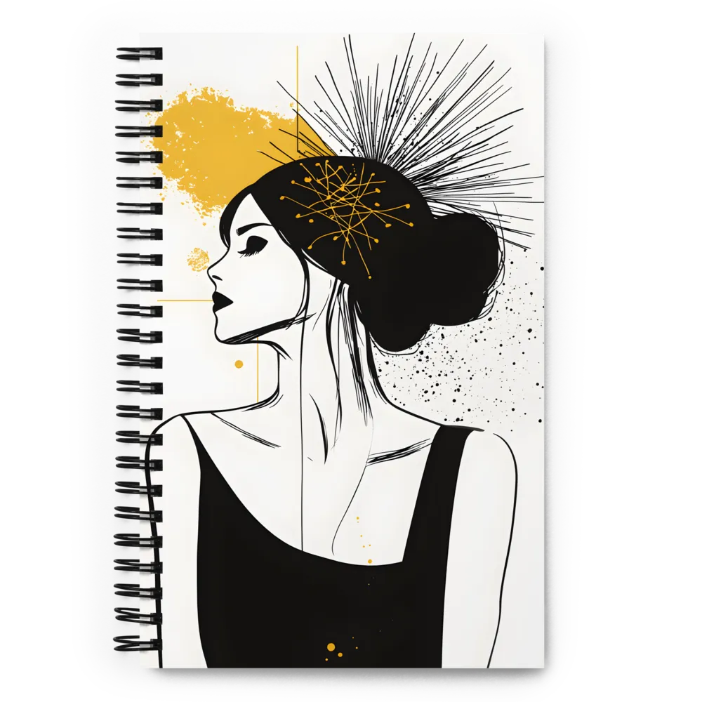 Golden Mind Profile 
 Spiral Notebook | 140 pages