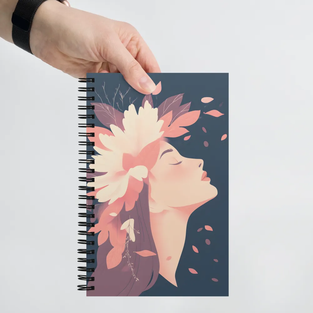 Serene Floral Dream 
 Spiral Notebook | 140 pages