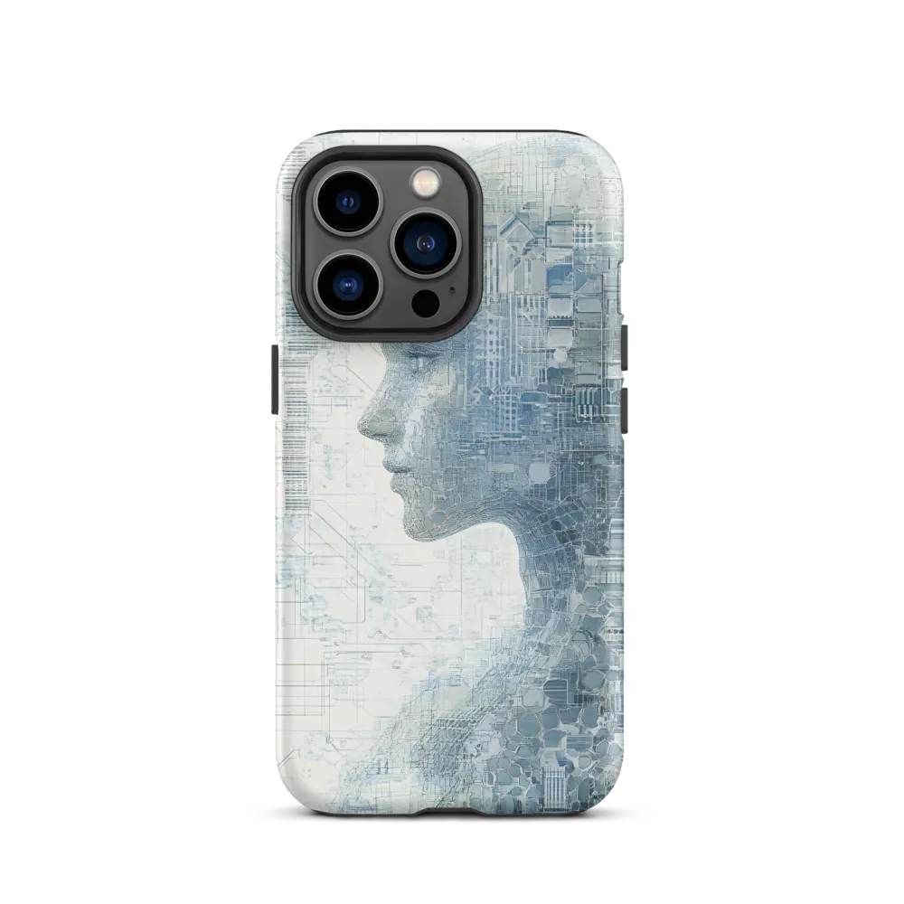 Futuristic Cybernetic Human Profile | Phone Case