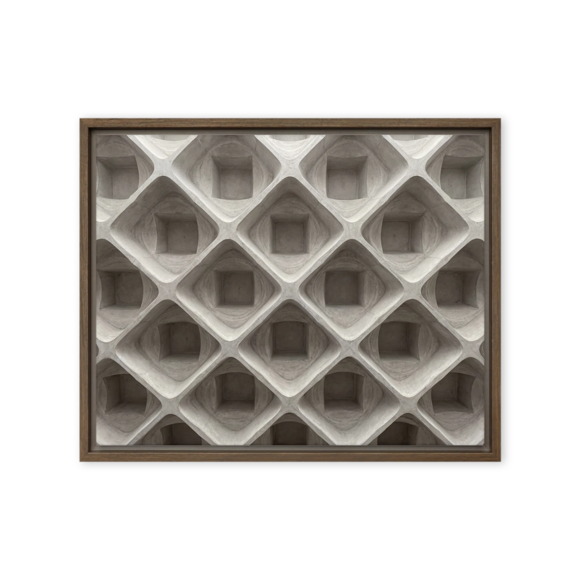 Brutalist Concrete Grid | Art Print