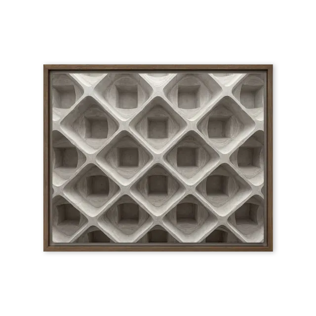 Brutalist Concrete Grid | Art Print