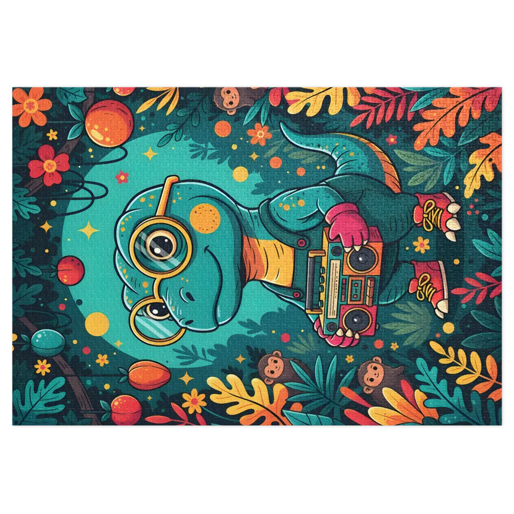 Boombox Dino | Jigsaw Puzzles