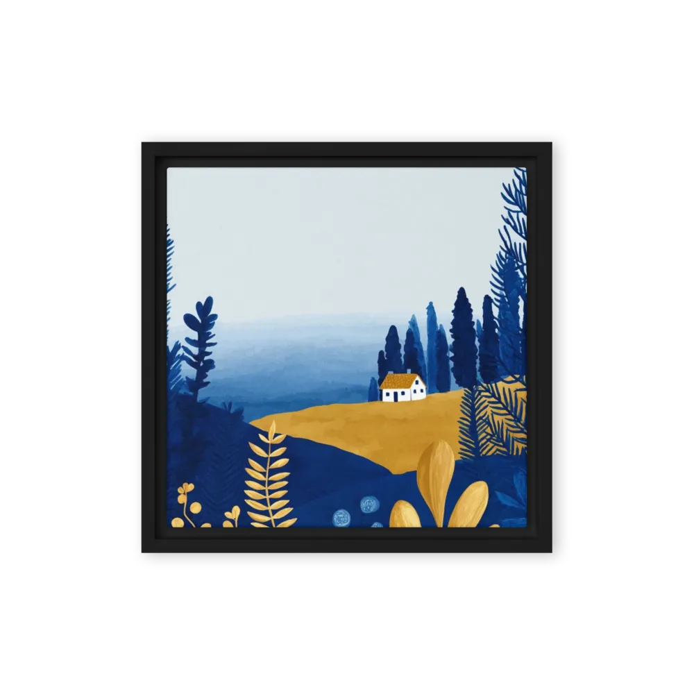 Blue Forest Cottage 
 Canvas | 26″x 26″