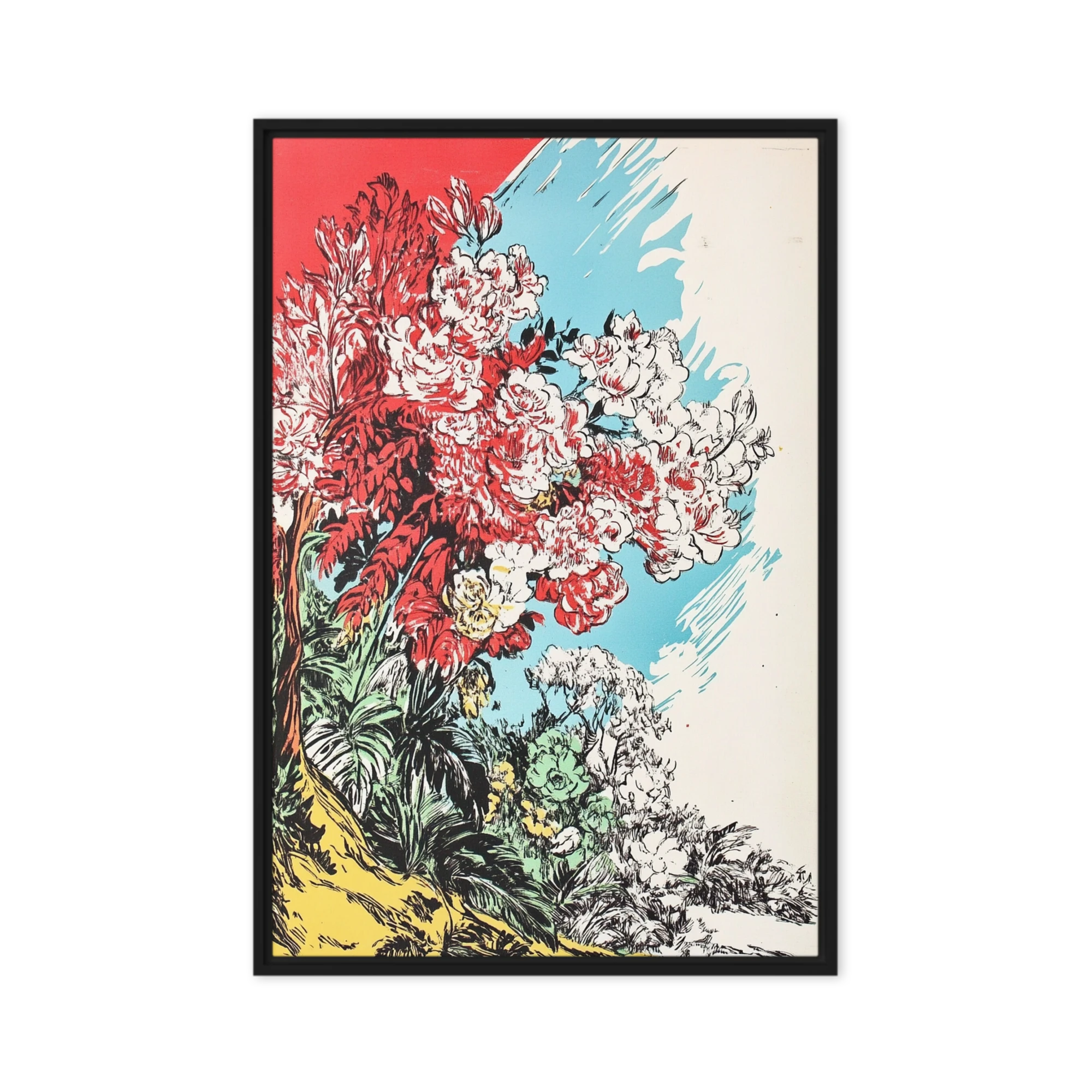 Garden of Vibrant Blossoms | Art Print