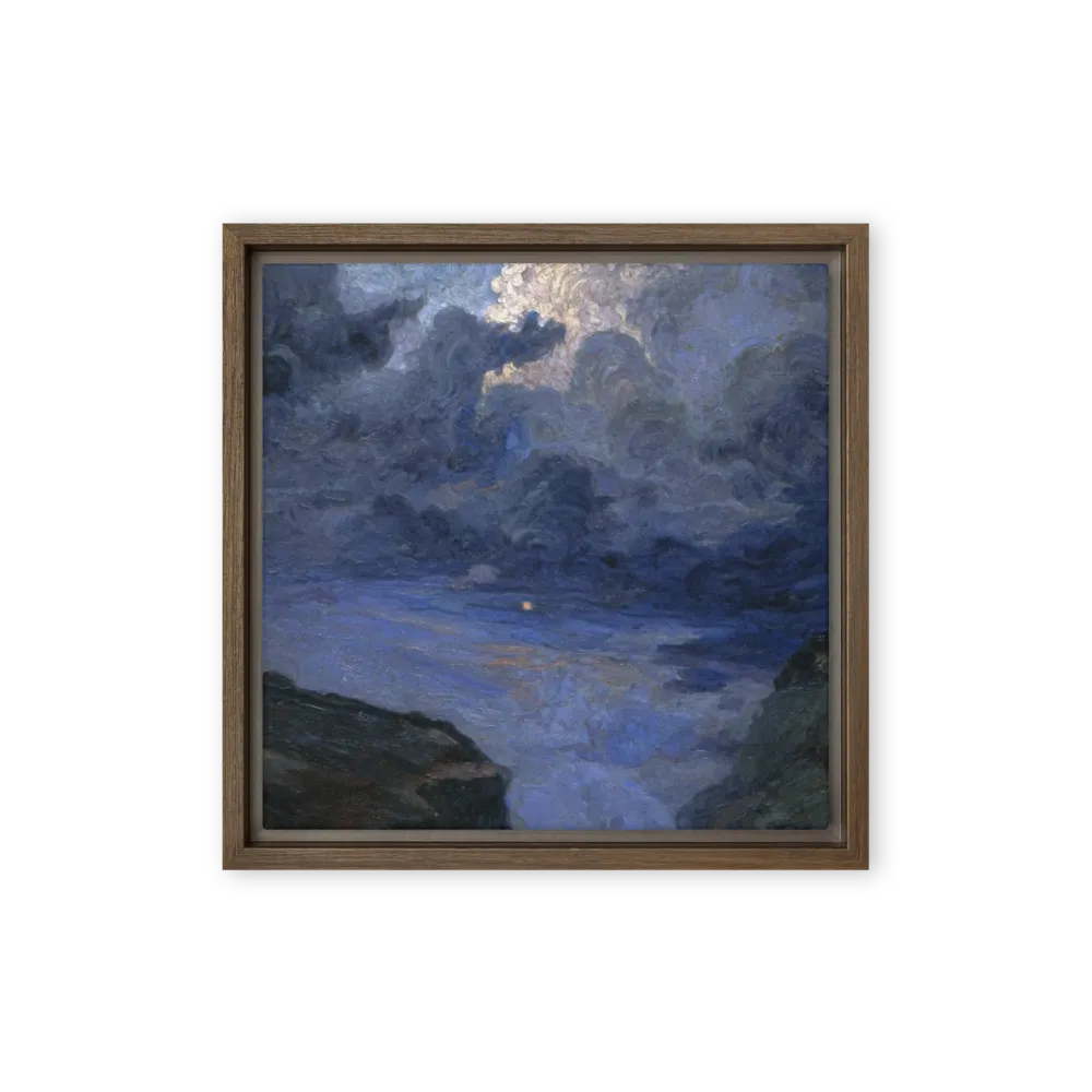 Solitude Under Swirling Clouds | Art Print