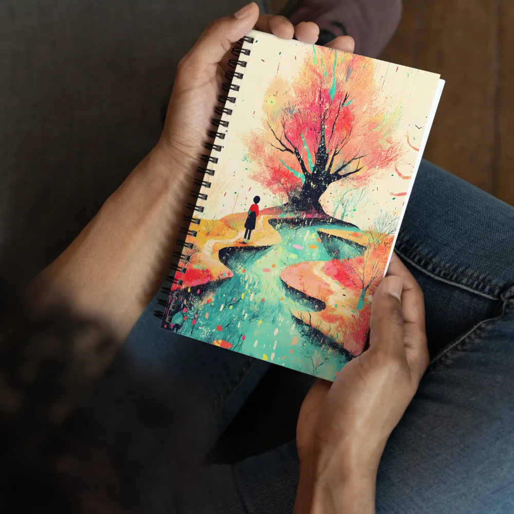 Path to the Dreamy Grove 
 Spiral Notebook | 140 pages
