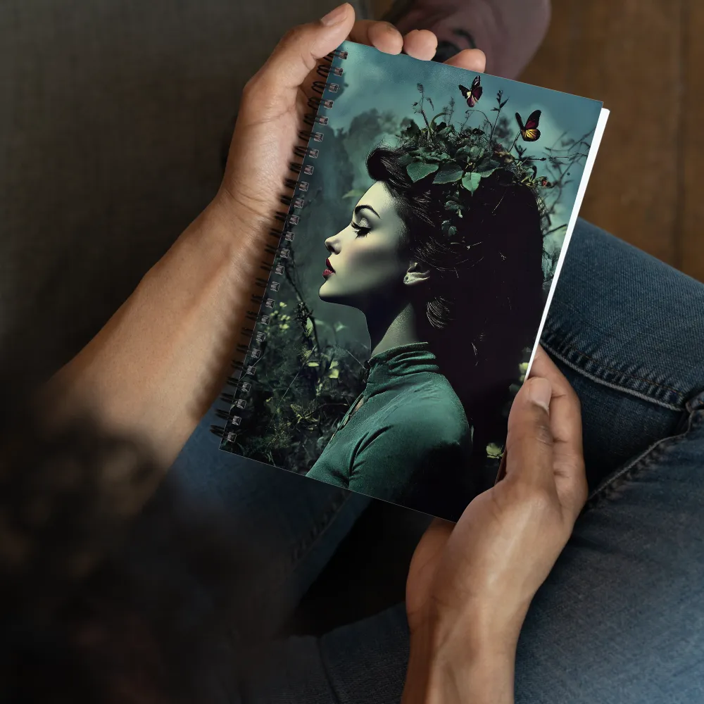 Enchanted Botanical Profile 
 Spiral Notebook | 140 pages