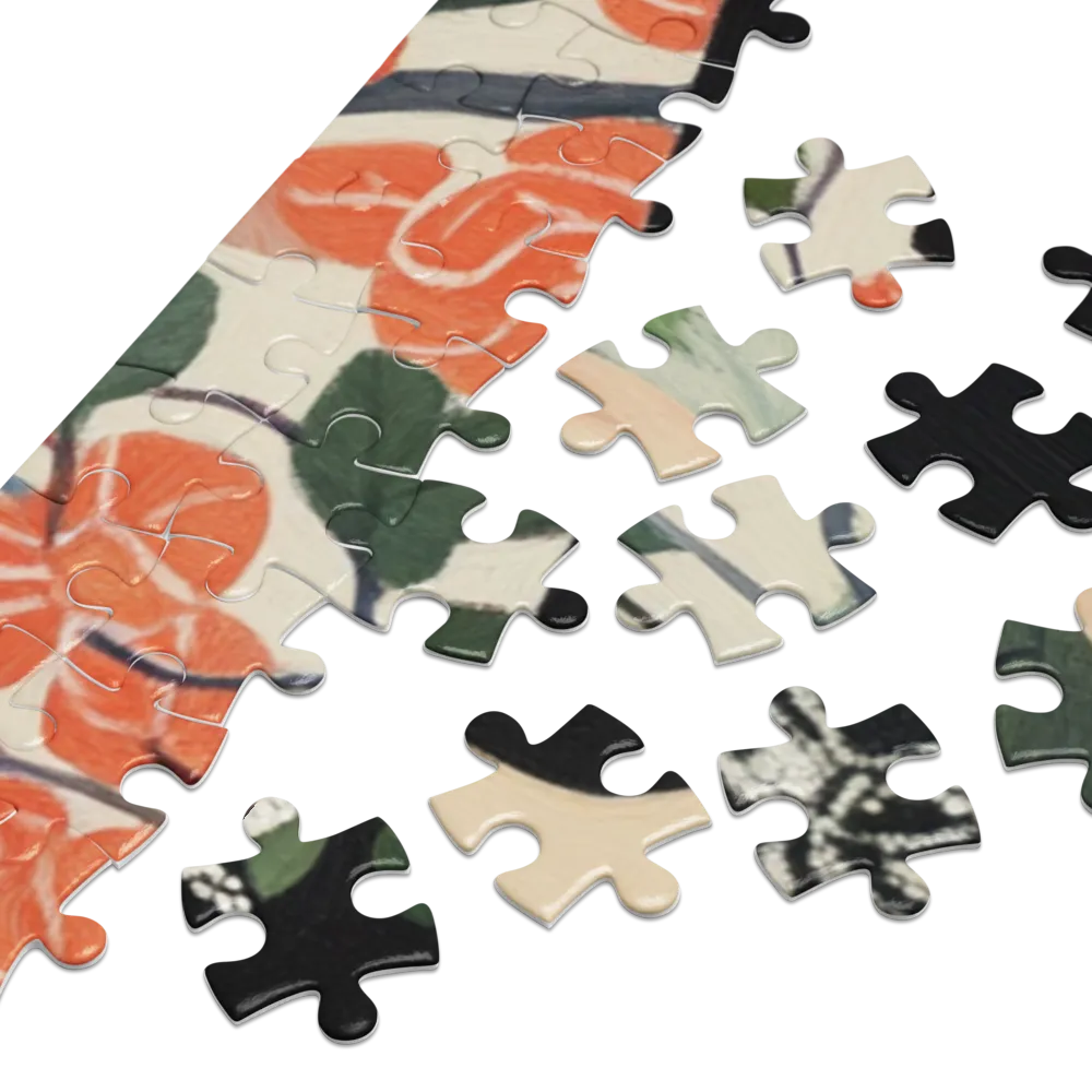 The Crimson Branch 
 Jigsaw Puzzle in Tin Box