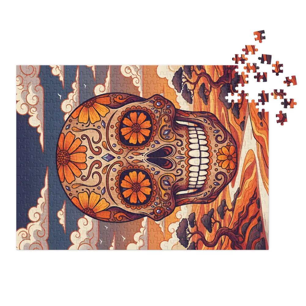 Floral Sugar Skull