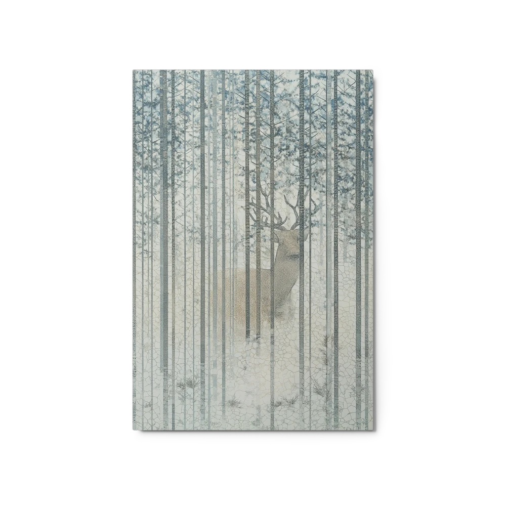 Stag in Winter Forest | Art Print