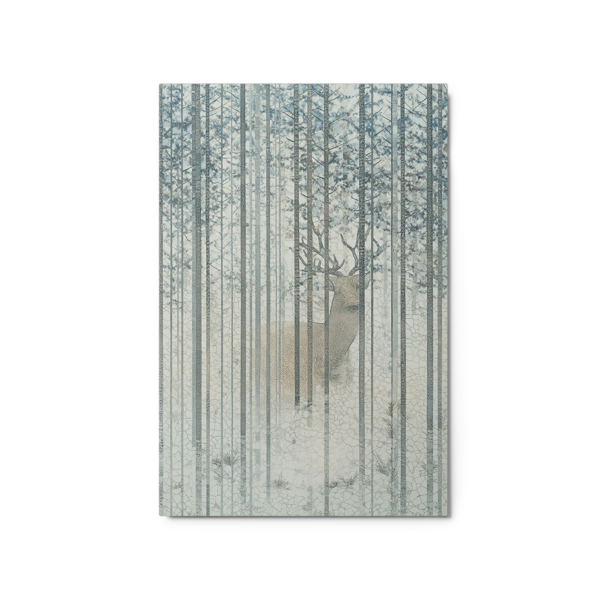Surreal Deer in Misty Forest