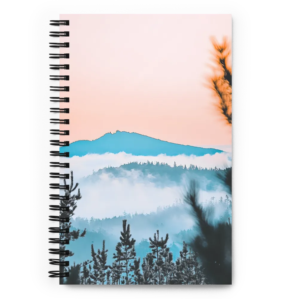 Hazy Mountain Serenity 
 Spiral Notebook | 140 pages