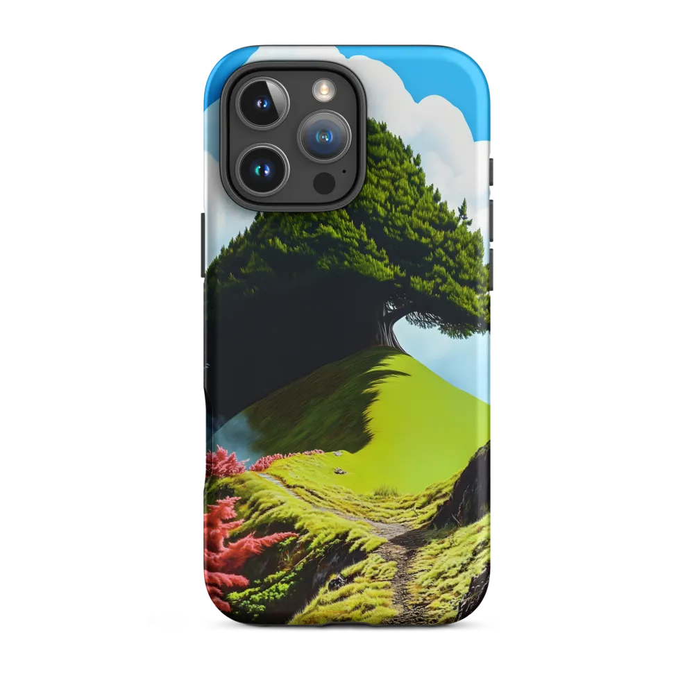 Surreal Tree on Hillside | Phone Case
