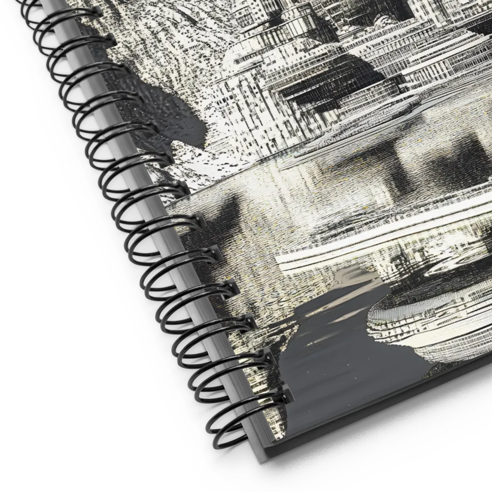 Cosmic Metropolis Reflection 
 Spiral Notebook | 140 pages