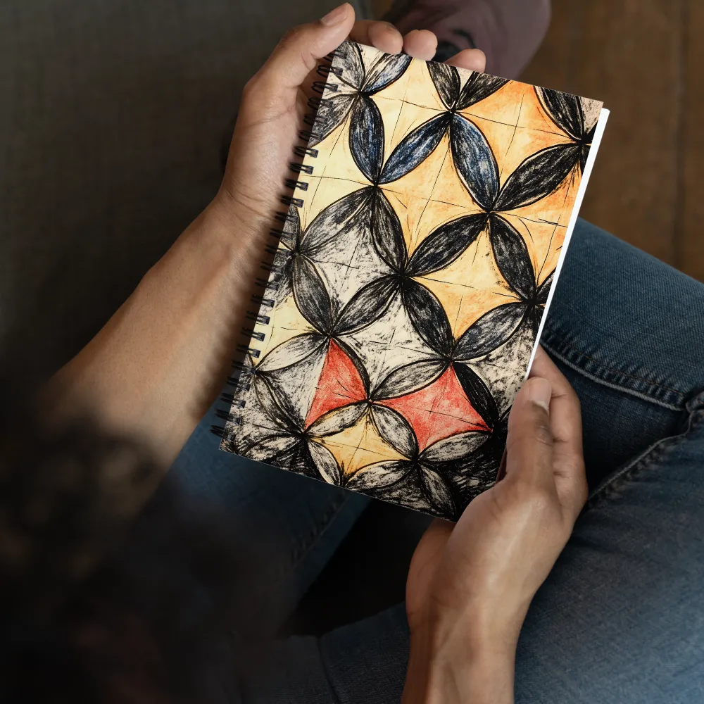 Interlocked Hues 
 Spiral Notebook | 140 pages