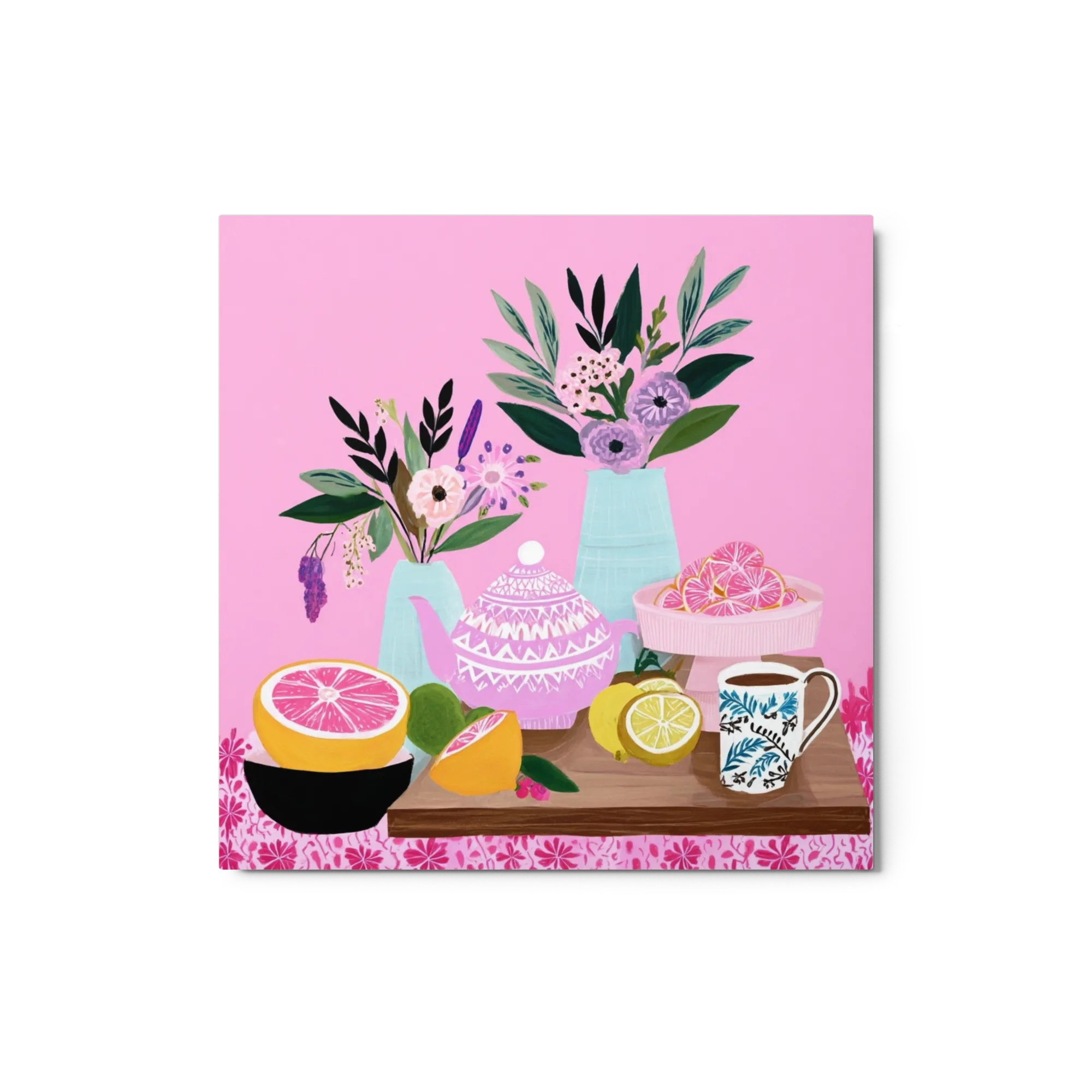 Pink Tea Still Life