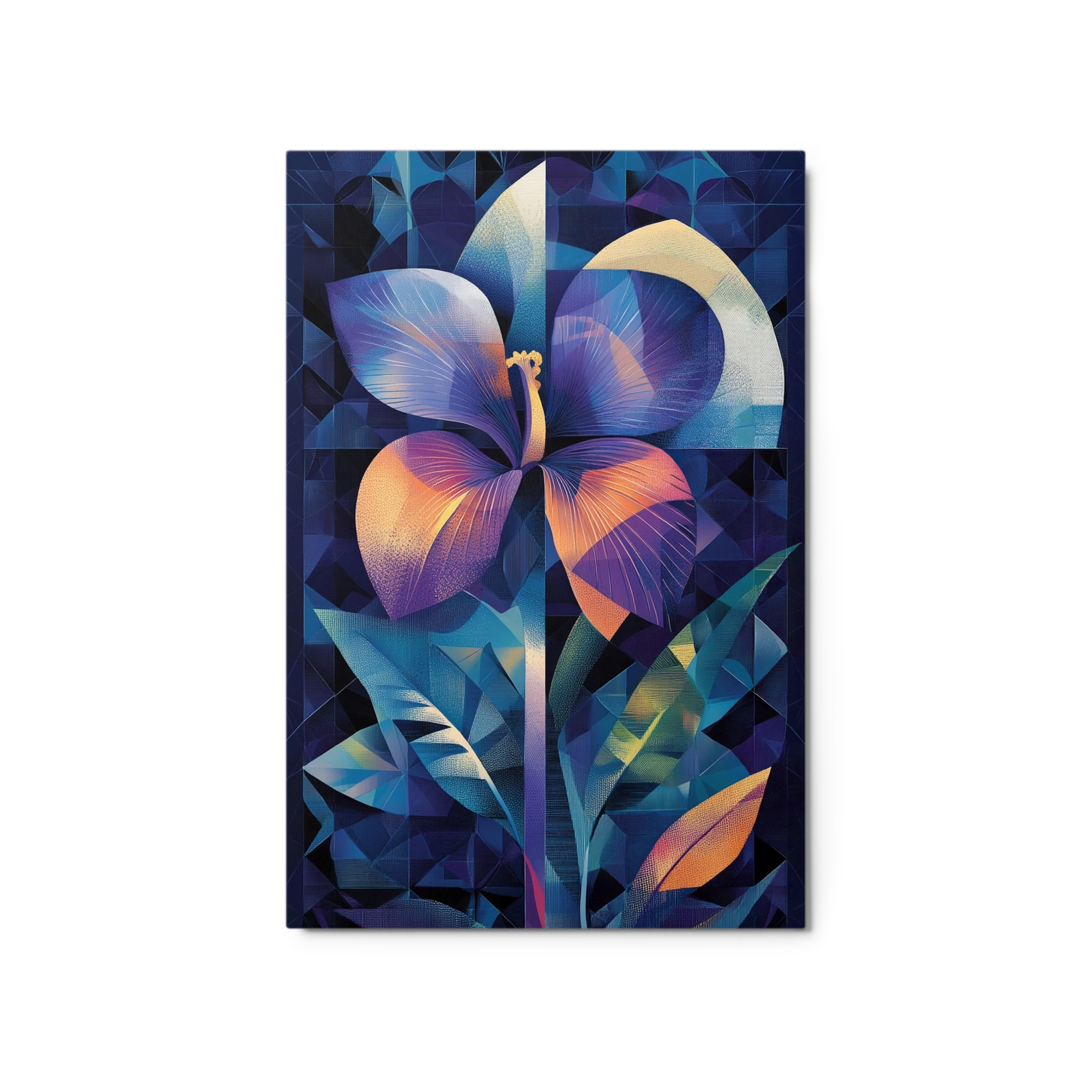 Geometric Flower Illustration