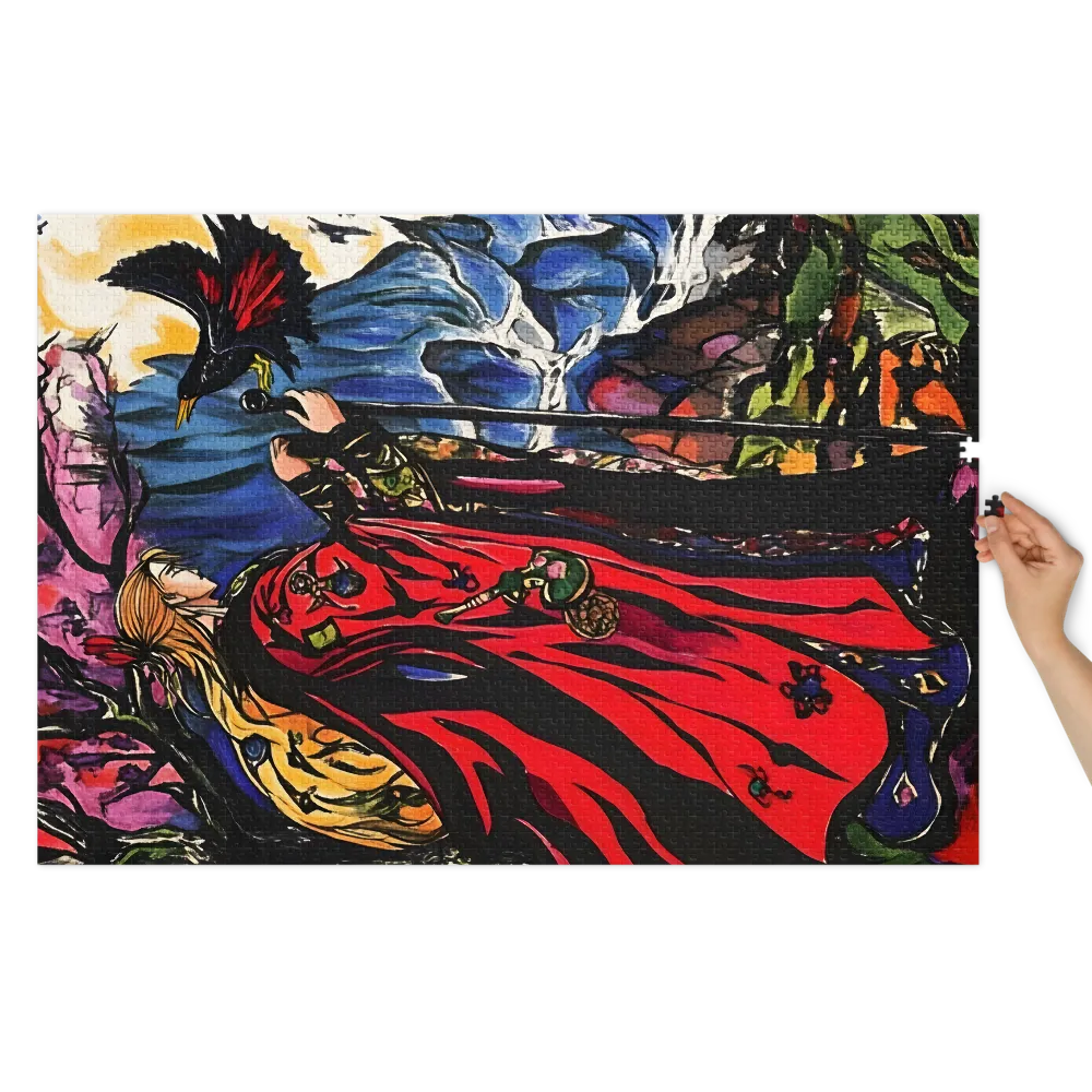 O Sussurro do Corvo 
 Puzzle em caixa de metal