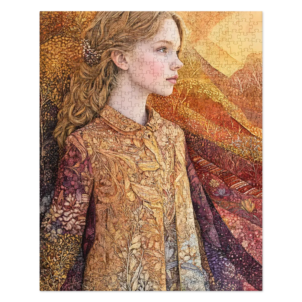Art Nouveau Portrait 
 Jigsaw Puzzle