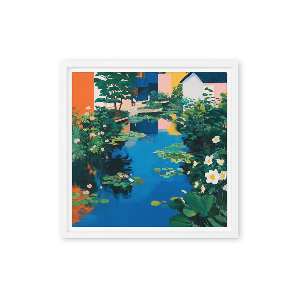 Tranquil Urban Canal | Art Print
