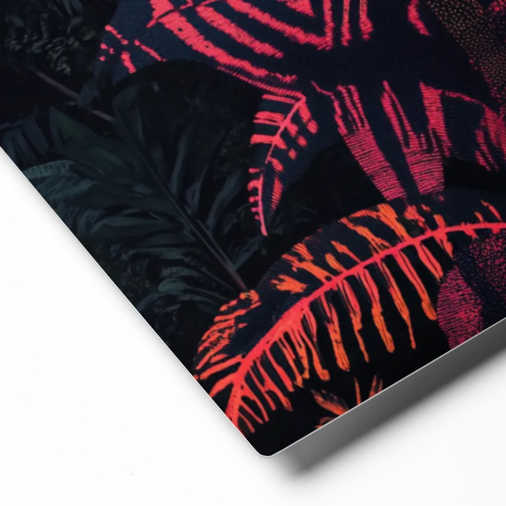 Neon Tropicana 
 Poster with Black Frame | 12″x 18″