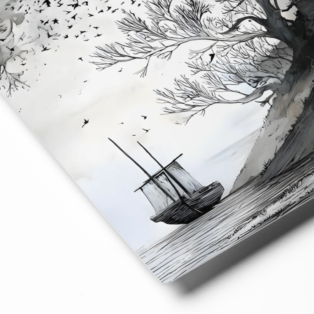 Whispers of the Abandoned Coast | Art Print