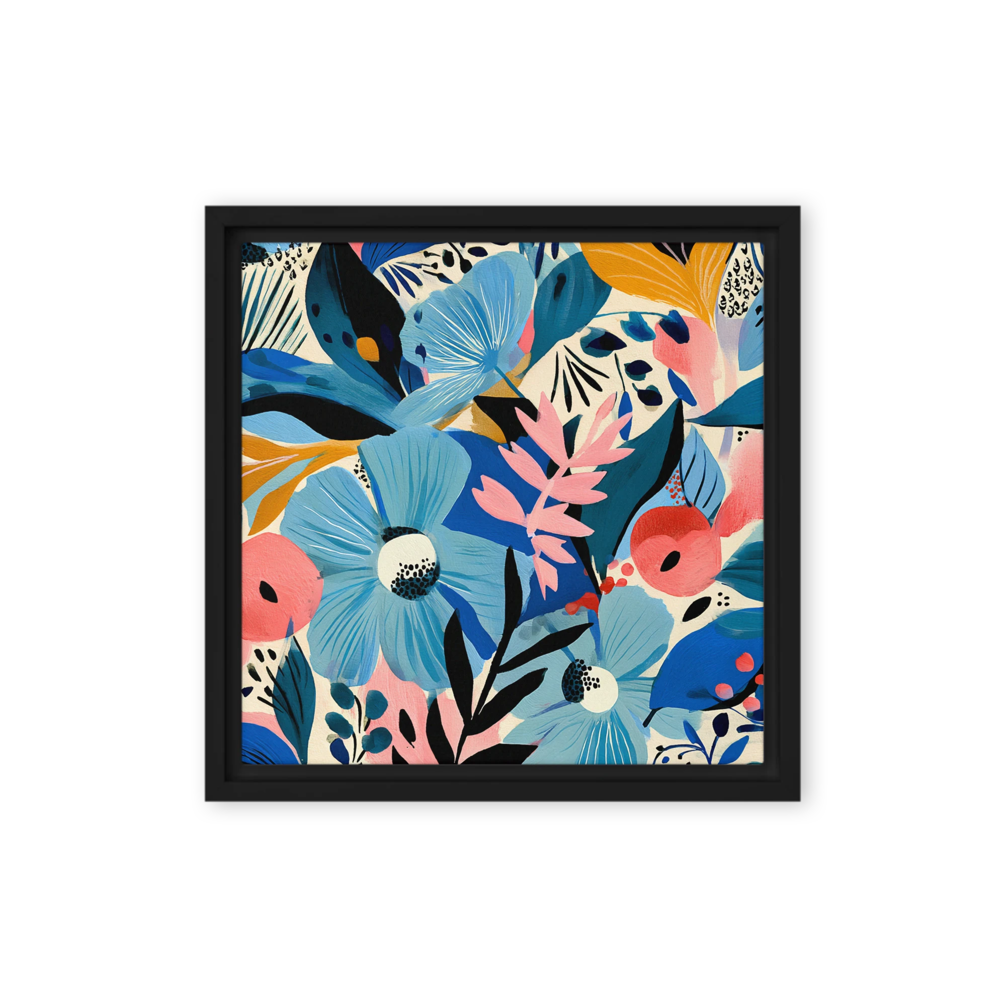 Cobalt and Coral Garden